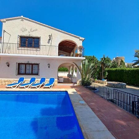 Villa Maria Apartamento 150 M Del Mar Piscina Privada Parking Calp Exterior foto